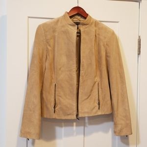 Valerie Stevens suede leather jacket size small